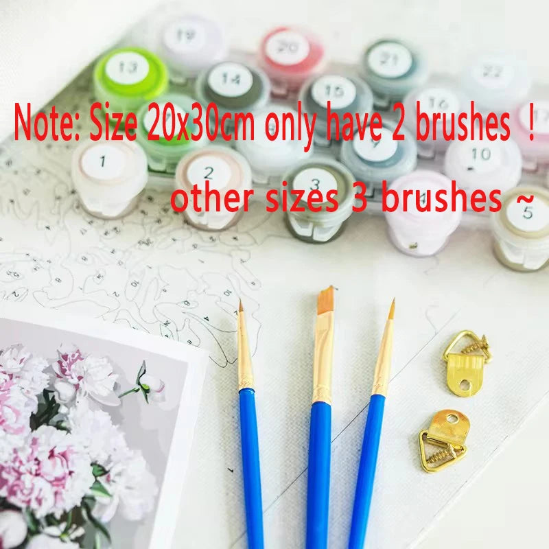 DIY Painting By Numbers Forest Animals