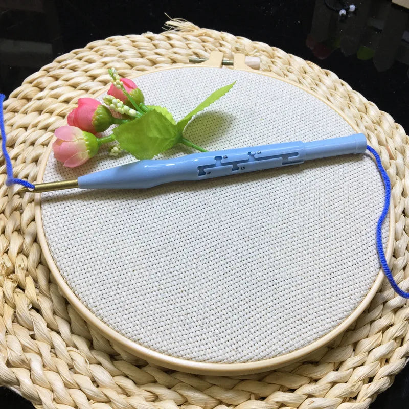 Diy Punch Needle Embroidery Starter Kits Animal Patterns